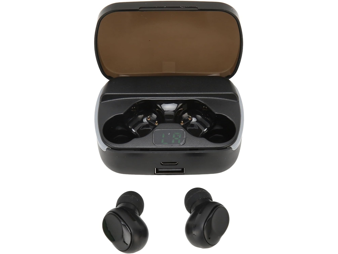 Fones De Ouvido Sem Fio Com Cancelamento Ruído Ipx7, Bluetooth 5 3, Mini Fones De Ouvido Com Estojo Carregamento, Graves