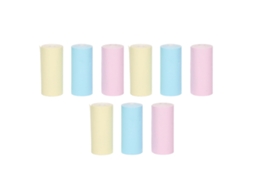 9 Rolos De Papel De Impressão Em Miniatura, De Cores Diferentes, Compactos, Portáteis, Autoadesivos, Para Casa E Escritório.