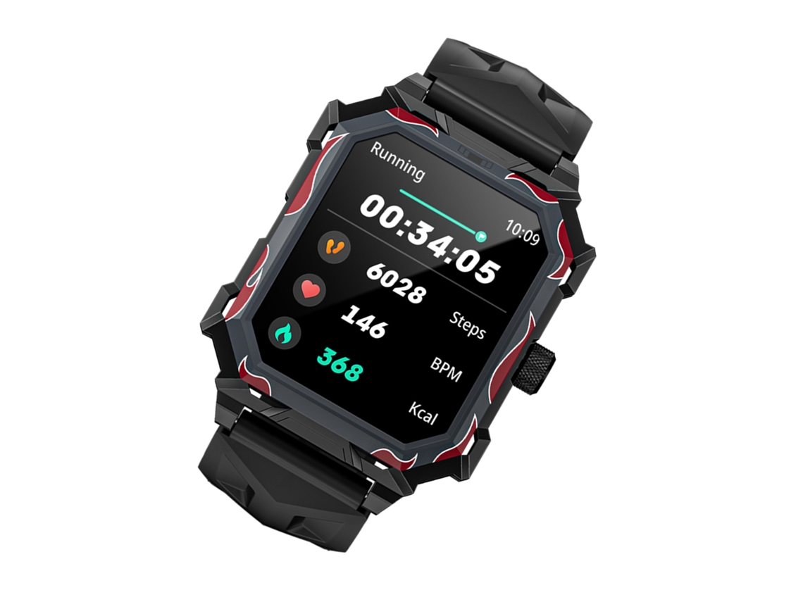 Pulseira Inteligente Lokmat Ocean Max: Relógio Esportivo, Monitoramento de Saúde, Tela Tft, À Prova D'água. EOOCOO