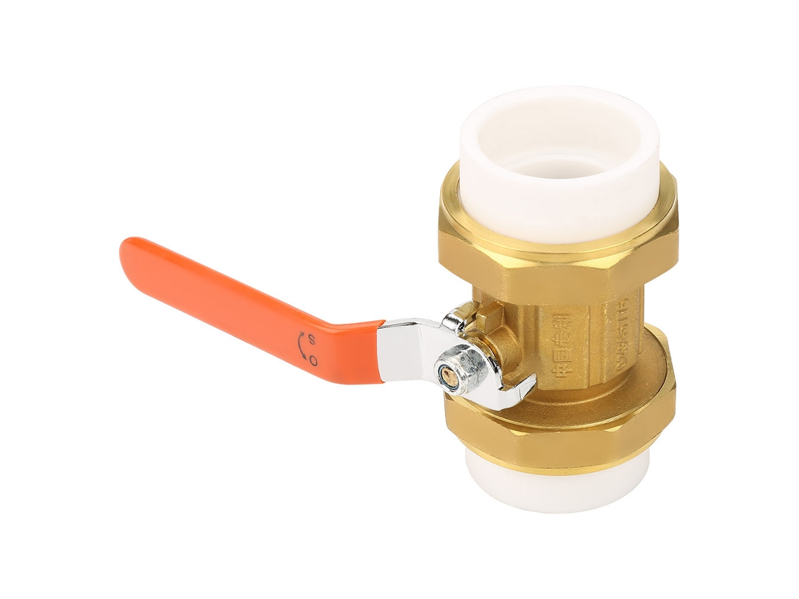 Válvula Esfera Latão Dn50 Com Conexão Ppr
