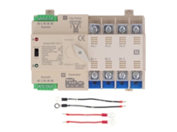 Interruptor De Transferência Automática De Energia Dupla 4p 63a Branco Integração Manual E Automática