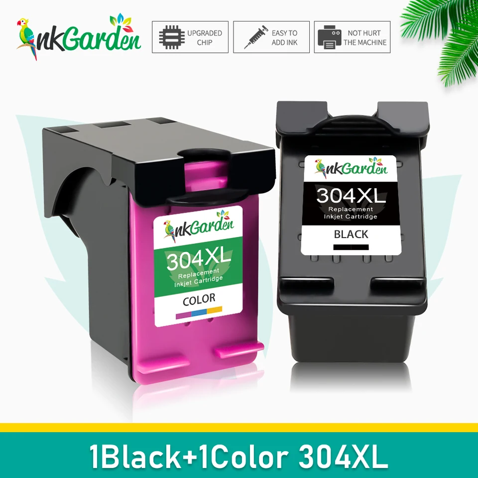 1 Cor 304xl Para Impressora Hp Deskjet 3721 3723 3724 3730 3732 3752 3755 2632