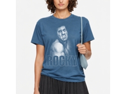 Rockinstone Rocky Movie Smash Heather Indigo Adult T-shirt Size:xxxl