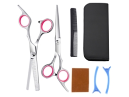 Tesoura de Corte de Cabelo Profissional Kit de Desbaste para Barbeiro Corte de Cabelo Familiar Ferramenta de Barbeiro JEDBESETZT