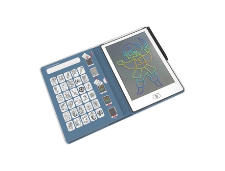 Bloco De Desenho Com Ecrã Lcd - Oceanos Kidywolf Kidydraw