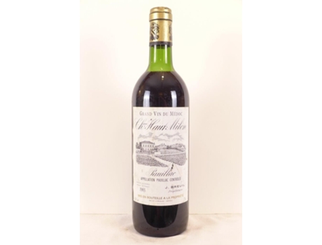 Vinho Tinto CHÂTEAU HAUT-MILON 1983 (75 cl - 1 unidade)