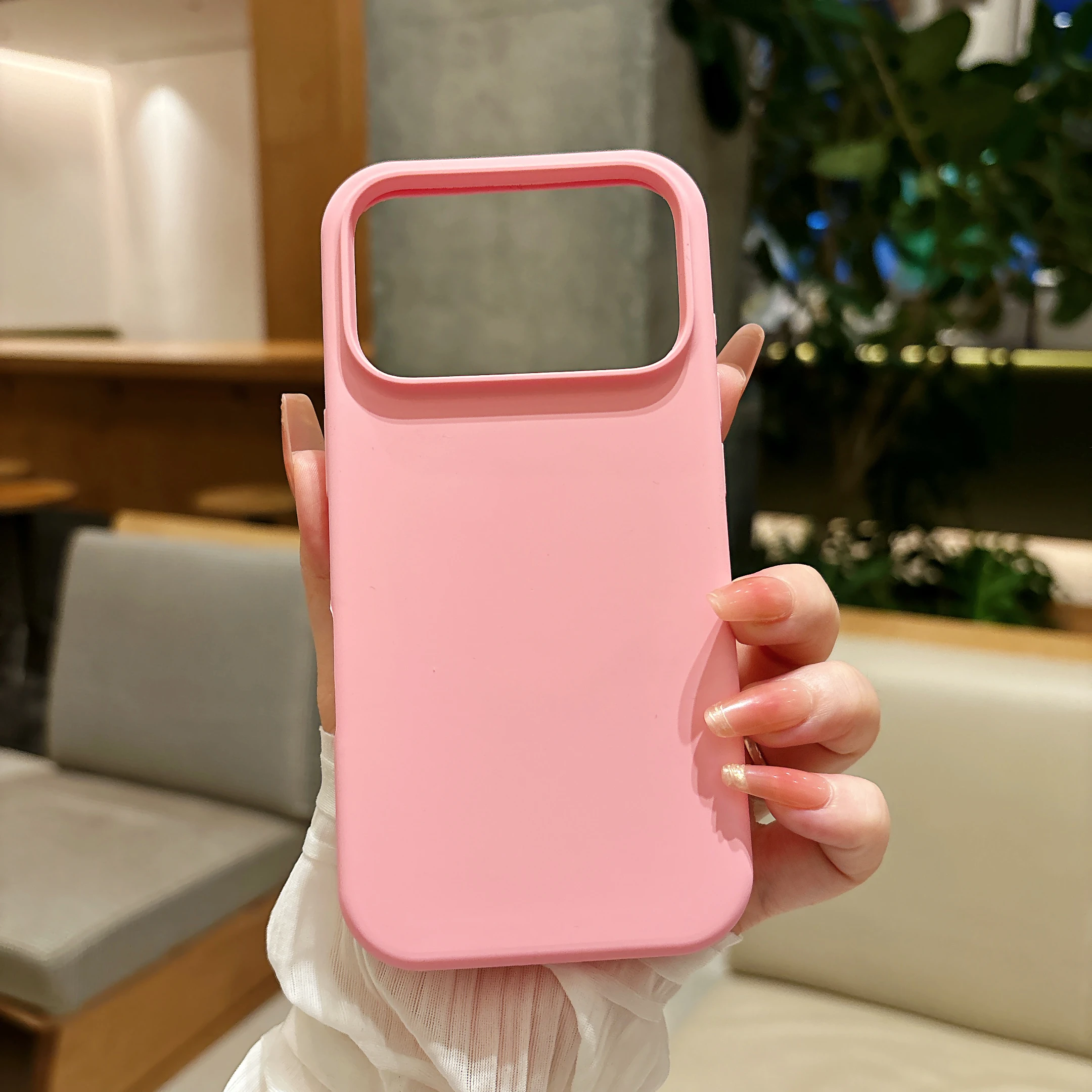 Capa Protetora Oficial Magsafe Em Silicone Líquido Para Iphone 16 Plus (rosa)