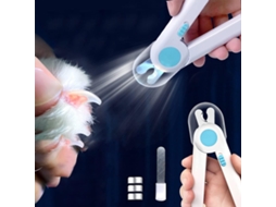 Cortador de unhas profissional com LED para animais de estimação