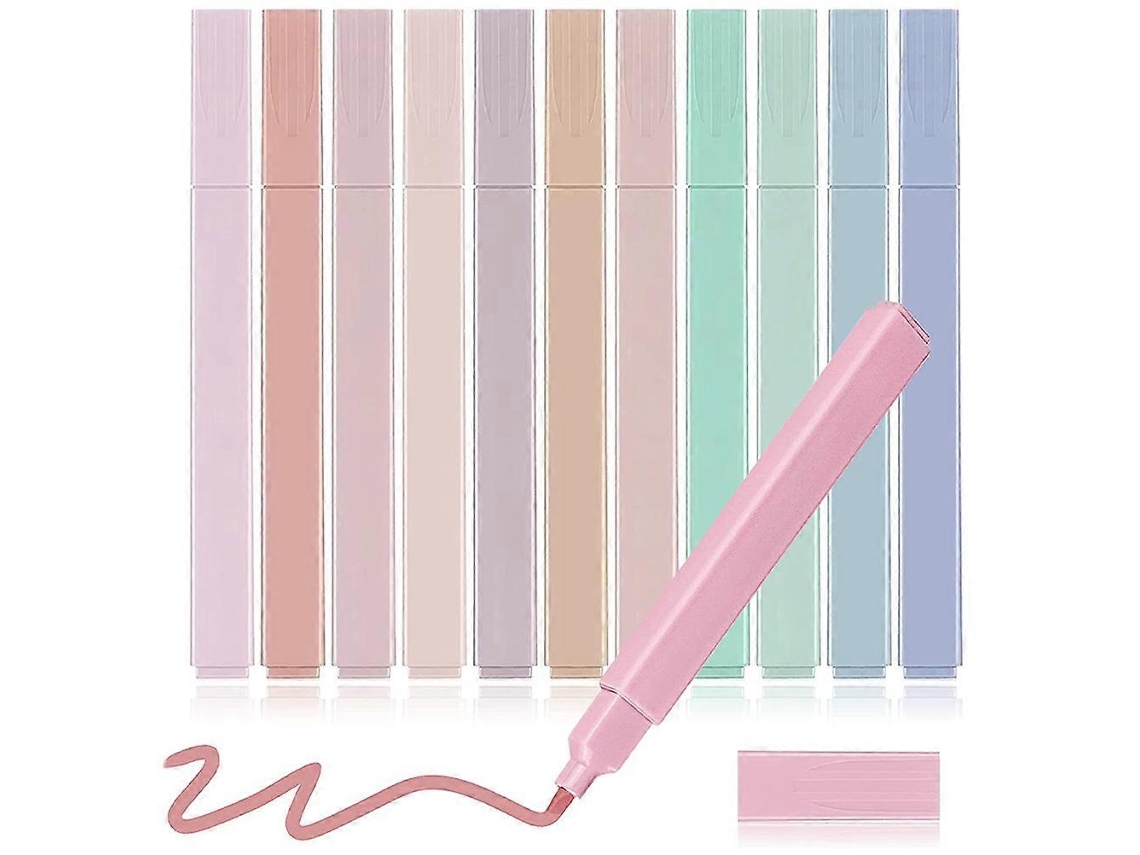 Marcadores De Ponta Dupla Para Estudantes, Adultos E Escolas, 16,3 X 1,2 Cm, Pacote Com 12 Olysi Shop