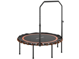 Trampolim Fitness Comguidão Ajustável Laranja
