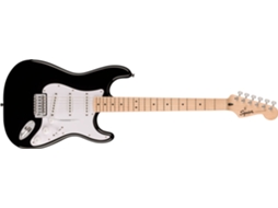 Fender Squier Sonic Maple Fingerboard White Pickguard Black