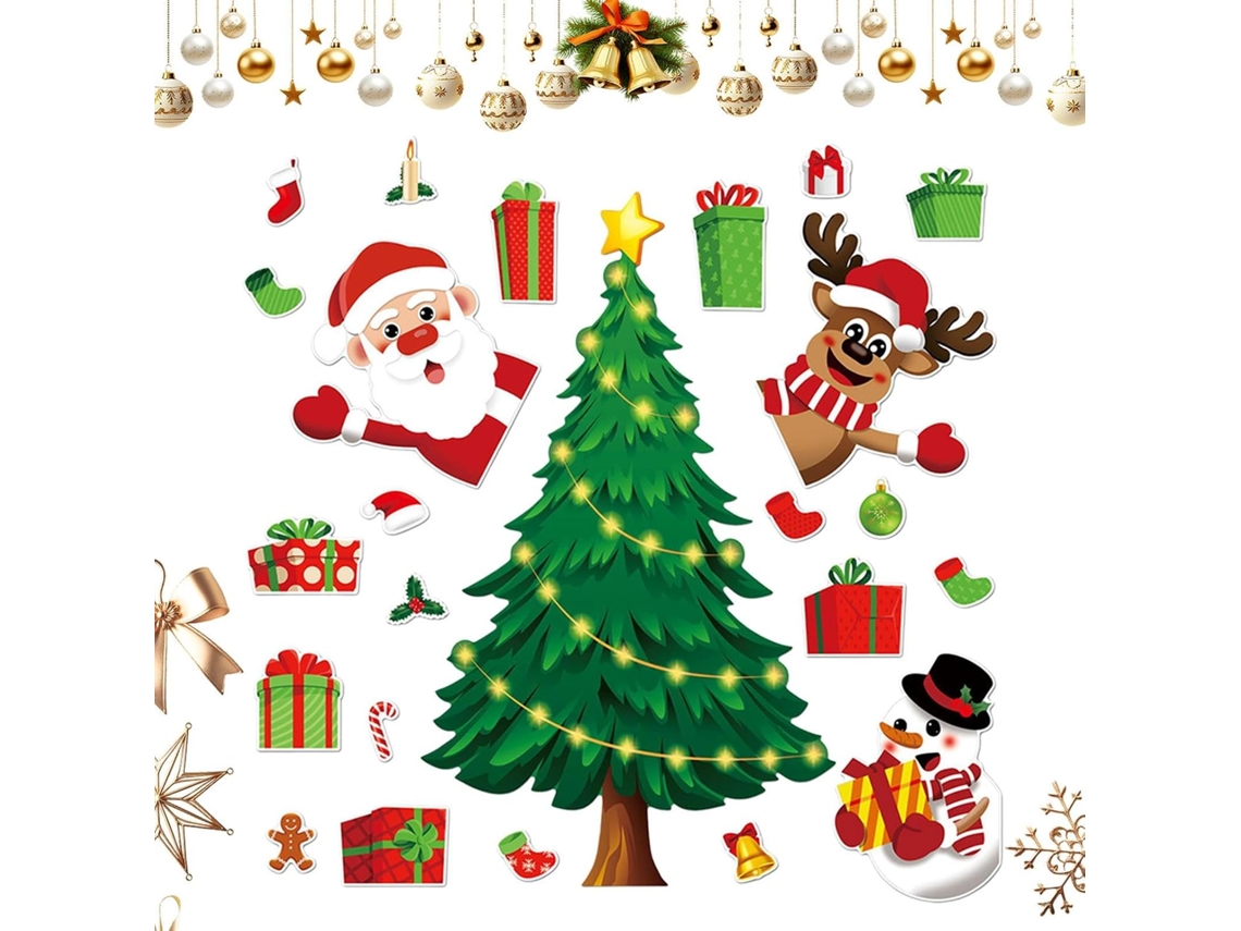 Ímãs De Natal Para Decoração De Casa Durante As Festas De Fim De Ano |