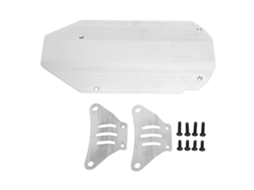 Mali armadura de Chassi de Carro Rc em Aço Inoxidável para Tamiya Tt02 1/10 Carro Rc Prata
