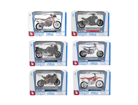 Bburago Moto Cross Metal Collection 118 Modelos Sortidos Modelo Sortido Cores Babyp25 (1 Unidade Por Item Comprado)