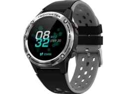 Relógio inteligente Gps Posic Clima Ao Ar Livre Bússola De Alt Esportes Bluetooth Cham Sono Monit Aplic Mens Lembrete Água Resist Prata Bestvite