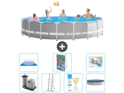 Intex Piscina Prism Frame Redonda - 549x122 Cm - 8-peças S670
