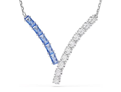 Colar Swarovski Colar Swarovski Matrix Azul Cor Do Material Branco Tamanho/comprimento 45 Cm Branco