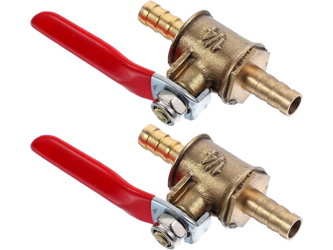 Válvula De Esfera Cobre Vermelho 6 Mm, Conexão Rápida E Estável,