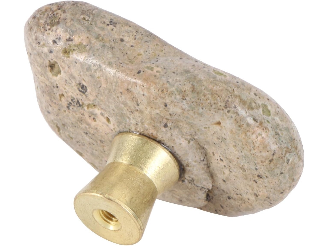 Puxador De Pedra Exclusivo Para Portas De Armários (1 Peça), Acessório Decorativo.