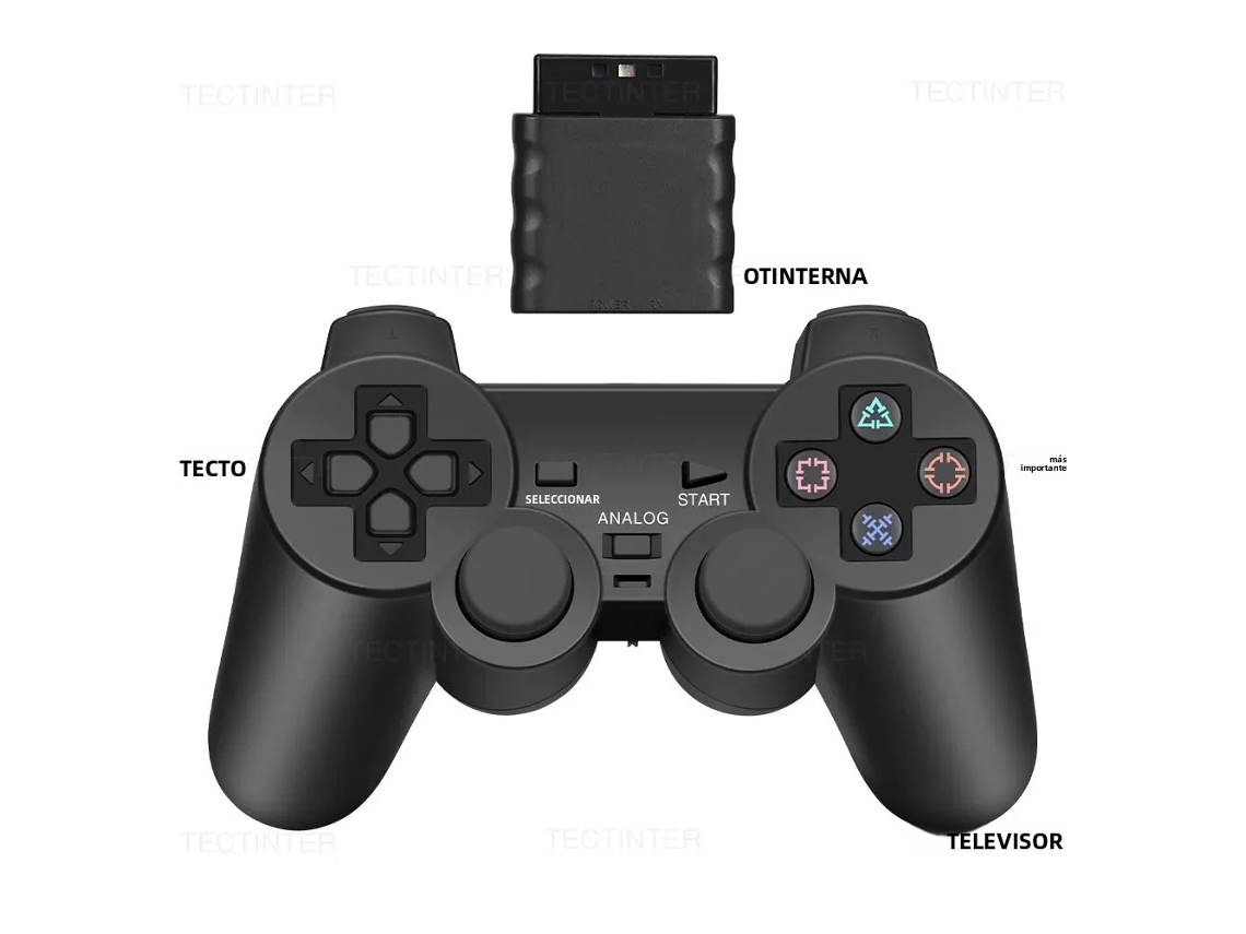 Controle Sem Fio MDUG para console, vibração dupla, USB