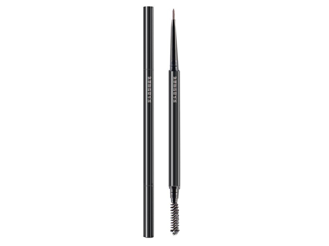 Lápis De Sobrancelha Ultra Fino 1,5mm Com Cabeça Rotatória Dupla