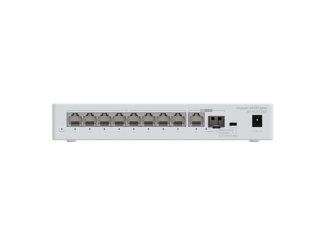 Switch HUAWEI Cloudengine 8 Portas S110-8T2St Poe Cinzento