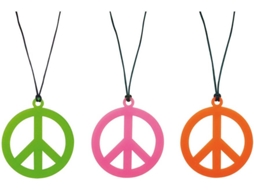 Colar DISFRAZZES Hippie Símbolo Da Paz