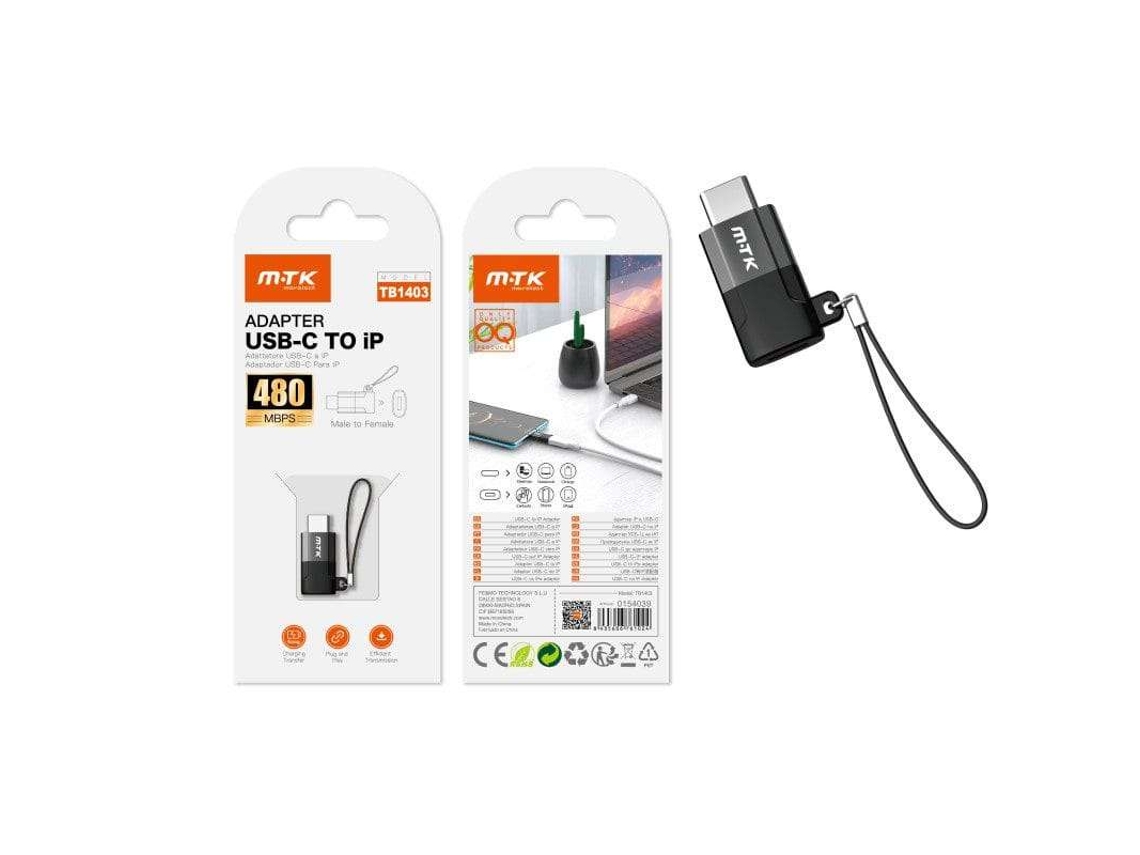 Adaptador Lightning Usb-C para Apple MTK