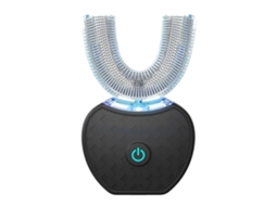 Escova De Dentes Elétrica Automática Em Forma De U, Preta