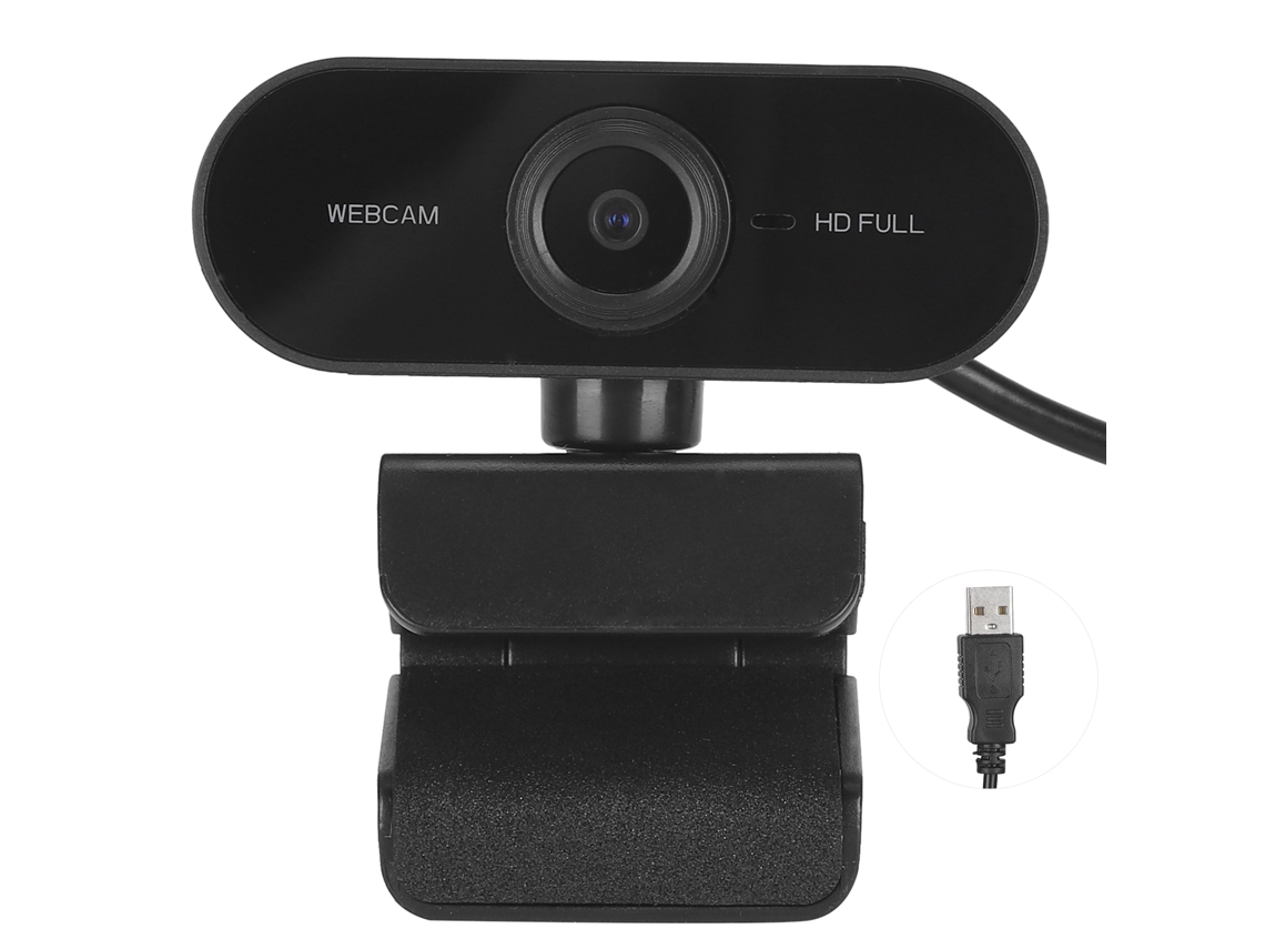 Mini Webcam 2k Com Foco Automático E Microfone Integrado Para Videochamada Em Pc E Computador Brilvibera