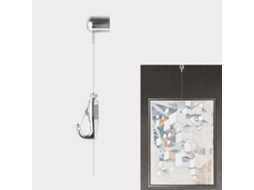 Sistema Para Pendurar Quadros Fio Transparente De 3 Metros Exibição Obras Arte, Kit De Atualização Para Pendurar