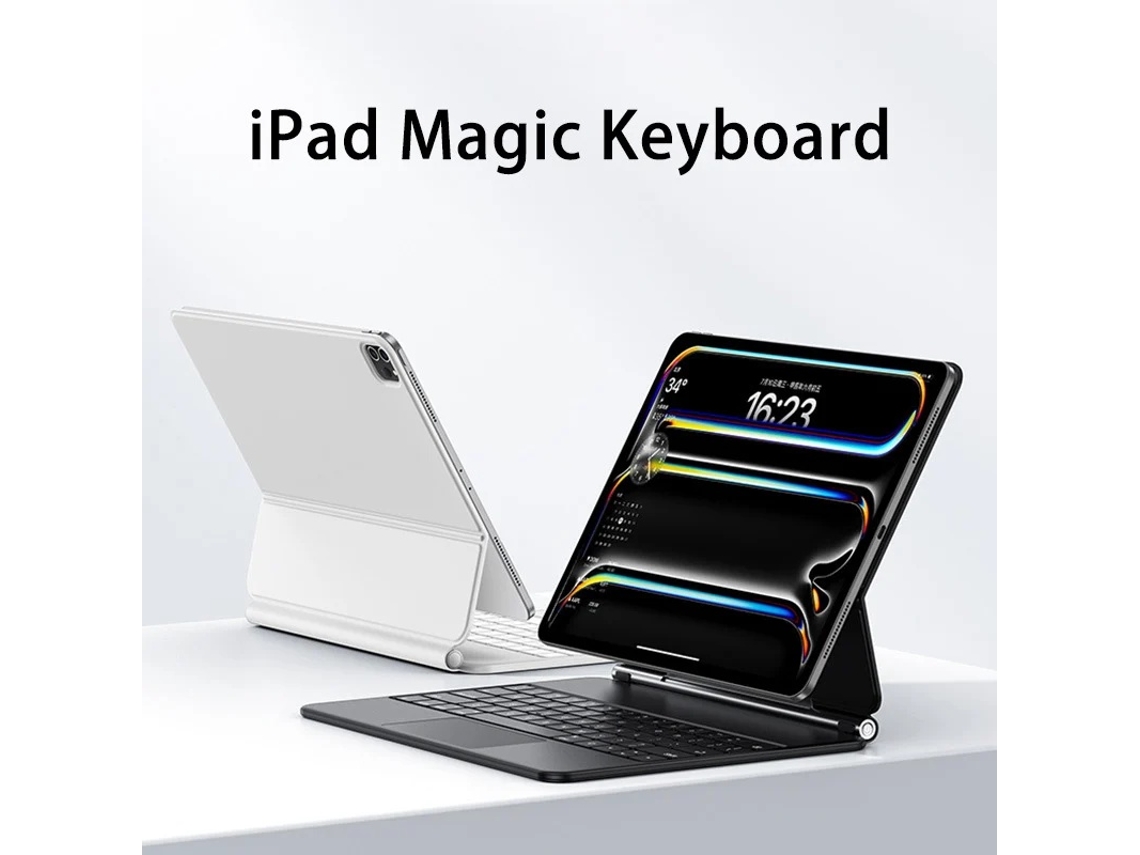 Acessório Para Tablet Lurelia, Compatível Com I Pad Air 11, (m2/m3, Branco, Teclado Bluetooth
