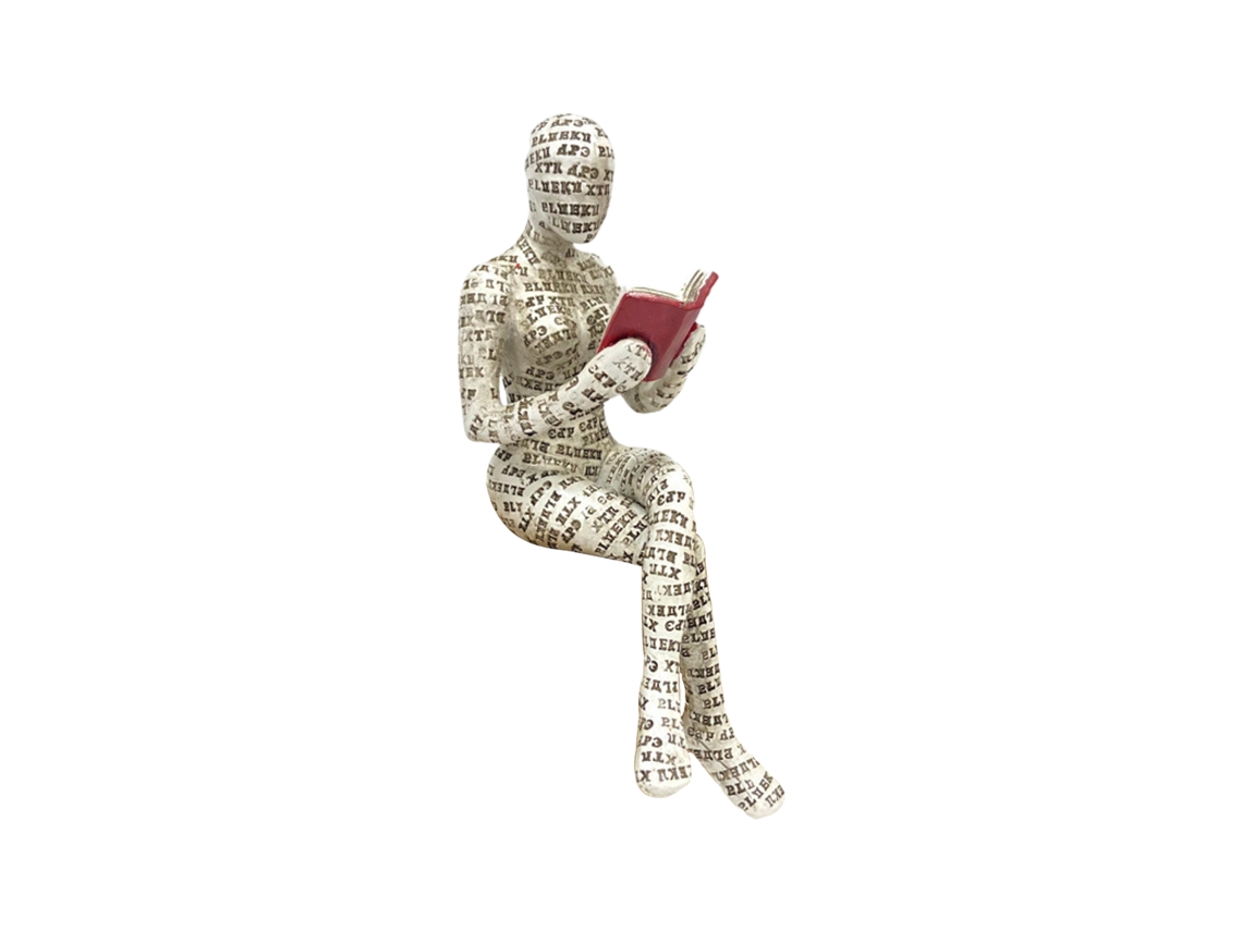 Mulher de Leitura em Resina LAXISCREED