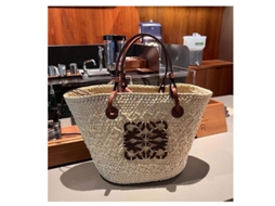 Bolsa de Palha Feminina, Estilo Retrô, Grande Capacidade AQUAFORGE