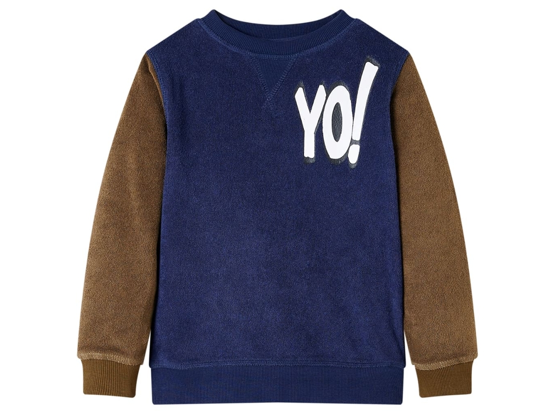 Sweatshirt Para Criança Azul-marinho Escuro 92