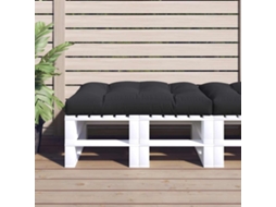 Vidaxl Almofadão Para Sofá De Paletes 120x80x12 Cm Tecido Preto