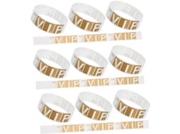 Pulseiras de Papel Sintético Nuobesty 300 para Eventos, em Prova D Água, com Impressão Afiada, Ideal para Shows e Festas