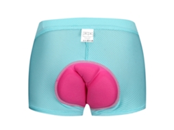 Calcinha Ciclismo Feminino Com Coração De Gel 3d Calção Bike Short De Algodão