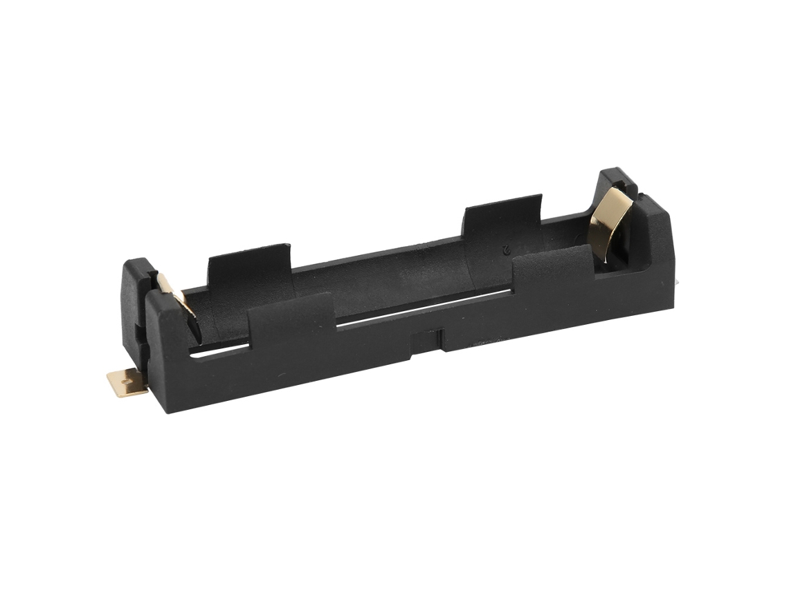 2 Unidades De Porta-pilhas Para Pilhas Smd 18650, Ideal Para Armazenamento E Projetos De Alimentação De Carregamento Diy.