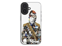 Capa Para Celular - Maniacase - Iphone 17 - Silicone Tpu - Preta - Michael Jackson