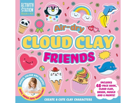 Livro Air-Dry Cloud Clay Friends de That e Imagine (Inglês)