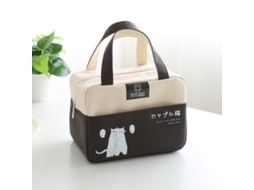 Bolsa térmica estilo bento Aquaforge, preta