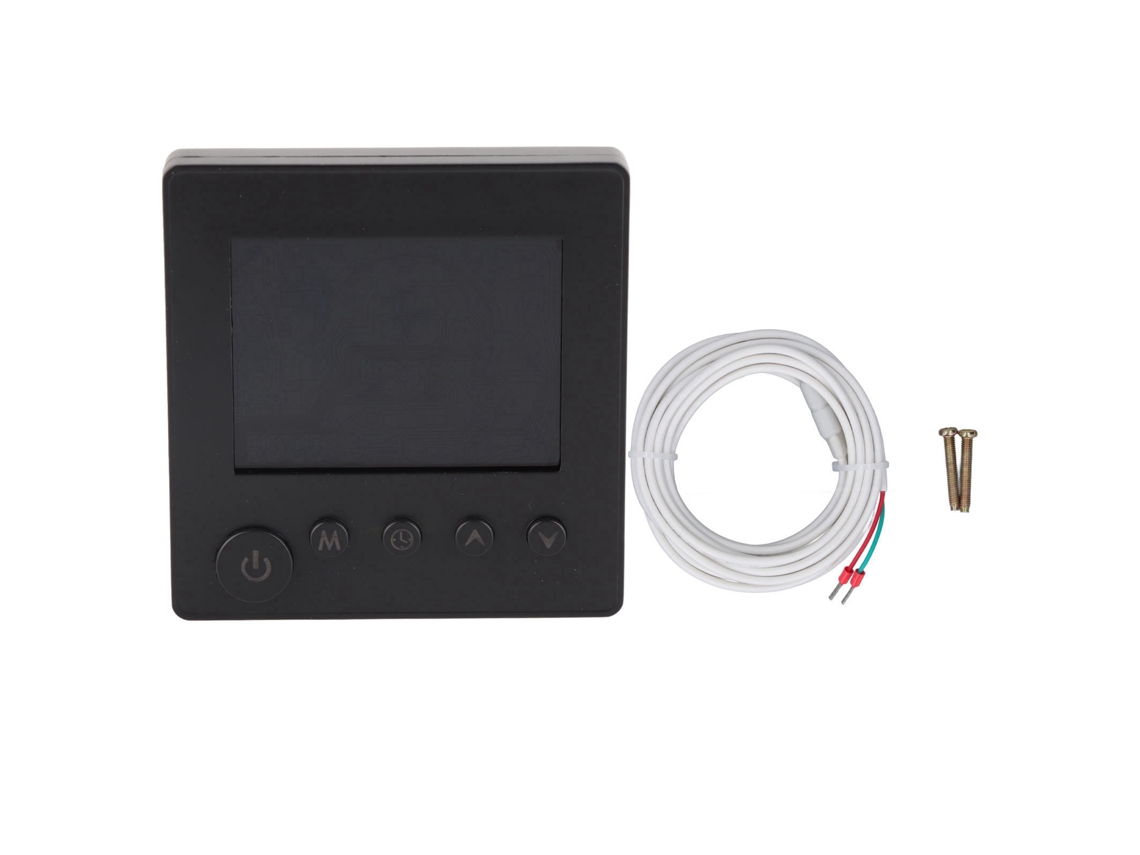 Termostato inteligente Wi-Fi (com visor LCD, núcleos e suporte para programação e controle via aplicativo)