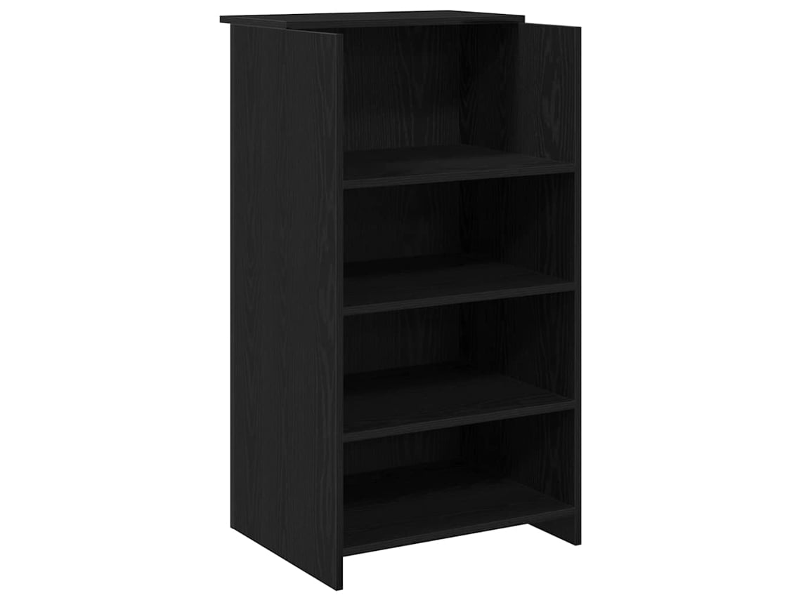 Reception Desk, Reception Desks Vidaxl Preto Madeira Processada (55 X 50 X 103.5 Cm)