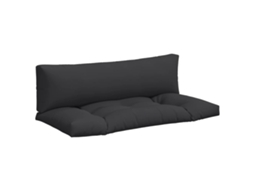 Pallet Cushion, Pallet Cushions Vidaxl Preto Poliéster (n/a)