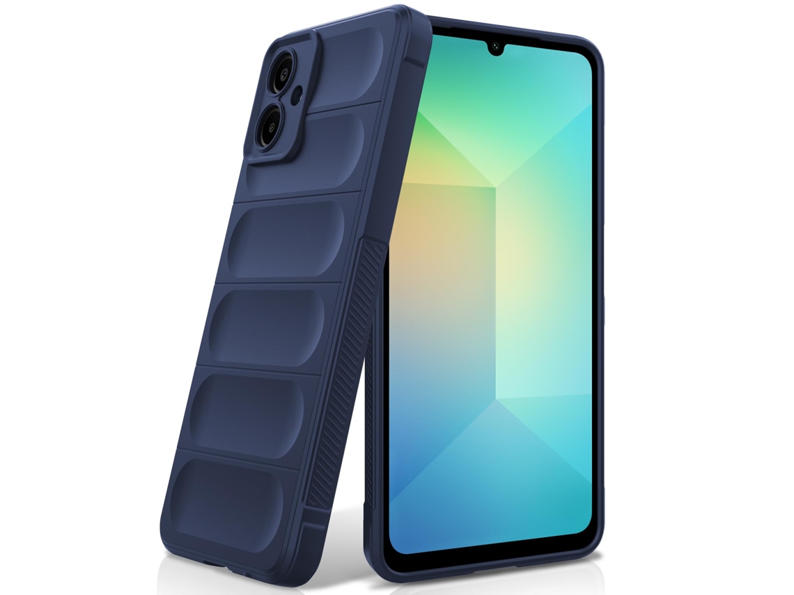 Capa De Silicone À Prova De Choque Para Samsung Galaxy A06 - Azul