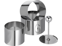 Conjunto de 3 peças de hemorroidas em aço inoxidável para resfriados.