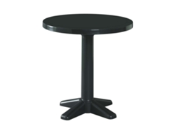 Mesa Redonda Exterior Ø60 Antracite Banyoles Garbar