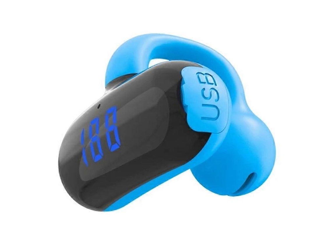 Fones De Ouvido Sem Fio Bluetooth F20 Com Clipe Para Orelha E Visor Digital Ly Ebike