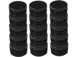 Conjunto De 120 Tampas Plásticas Para Tubos Redondos, Protetores Antiderrapantes Para Pés De Móveis, Capas Para Cadeiras